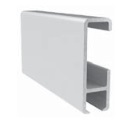 GUIA ALUMINIO PARED 2001 PLATA