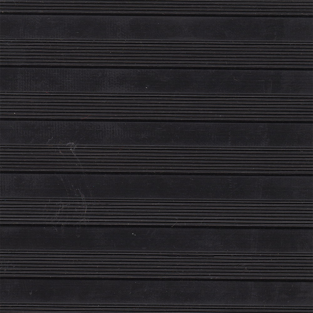 10mt x 1,20mt PAVIMENTO GOMA 3mm CON ARPIERA NEGRO RAYAS